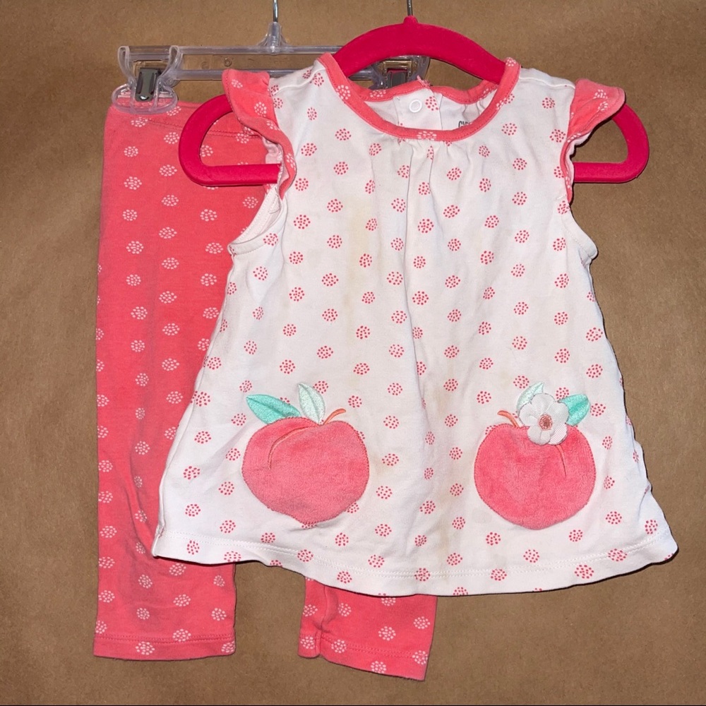Gymboree Capri Tunic Outfit peach